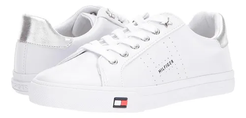 Tennis Zapatillas Tommy Hilfiger Deportivas Blanco Dama