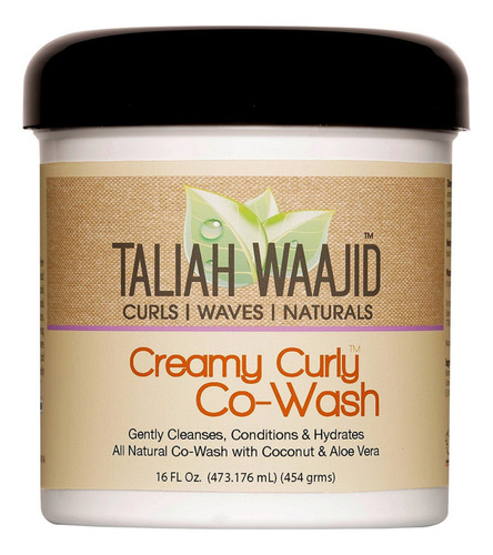 Taliah Waajid Co-wash Cremoso Rizado, 16 Onzas