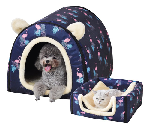 Cama Para Perros O Gatos, 2 Maneras De Usar, Casa Para Masco