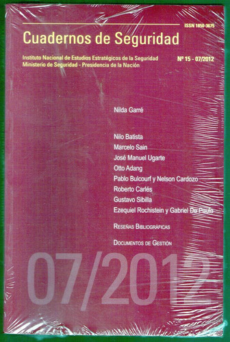 Cuadernos De Seguridad Nº15 - 07/2012