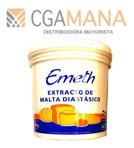 Extracto De Malta Diastasico Emeth 6 Kg