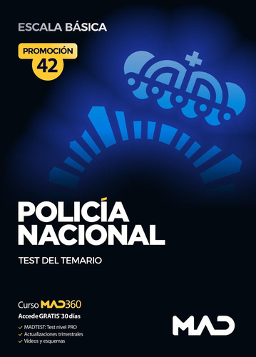 Policia Nacional Escala Basica Promocion 42 Test - Aa.vv