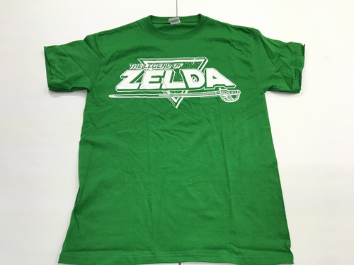 Playera Nintendo Verde The Legend Of Zelda Espada
