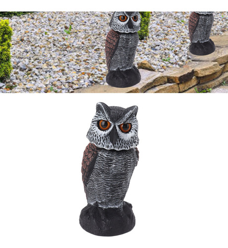 Escultura Falsa De Búho, Señuelo, Espantapájaros