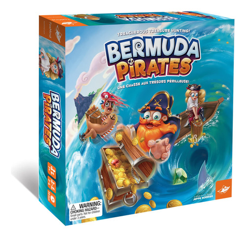 Foxmind Juegos: Juego De Mesa Magnético De Piratas De Berm.