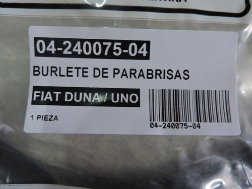 Burlete De Parabrisas Fiat Duno / Uno