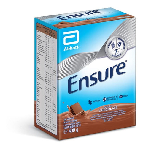 Suplemento Dietario Ensure En Polvo De Chocolate X 400 G