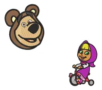 Comprar Pack Matrices Masha Y Oso  Maquinas Bordadoras Pes Jef Dst