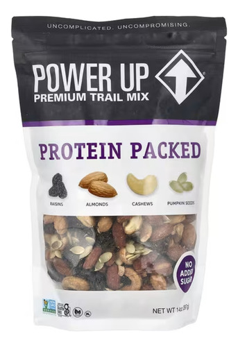 Power Up Protein Packed Mezcla De Nueces Con Pasas 397g