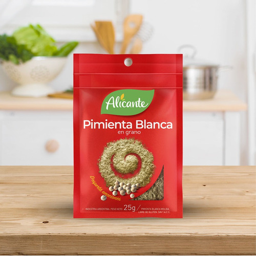 Alicante Pimienta Blanca En Grano X 25 Gr