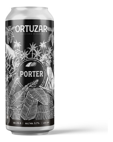 Cerveza Ortuzar Porter Lata 473cc