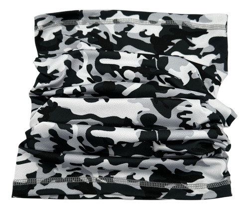 Bandana Cuello Multiuso Termica Varios Modelos Blanco Camuflado Nieve