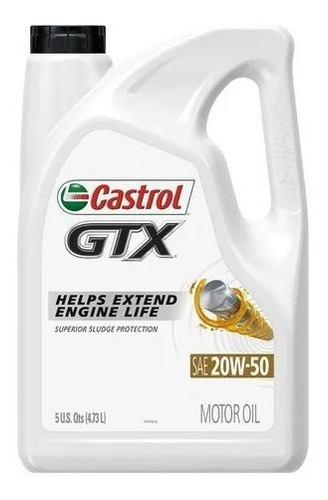 Aceite Castrol Garrafa 5 Litros 20w 50- Multigrado Gasolina