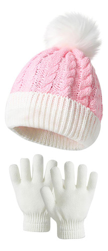 Gorro De Punto Y Guantes De Punto Térmicos Para Niños De Inv