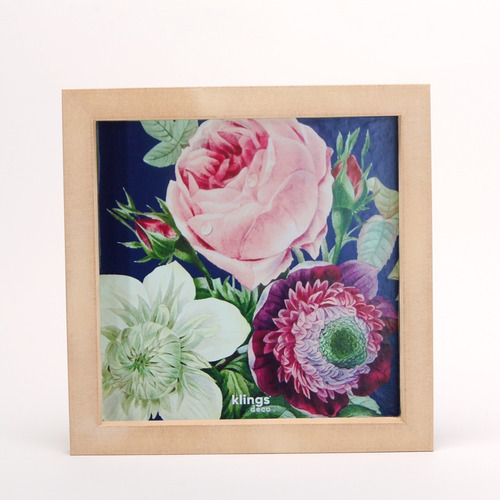 Imagen 2 de 7 de Cuadros Decorativos Frases Flores Tropical