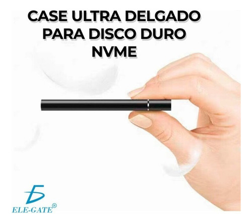 Case Para Ssd M.2 Protocolo Nvme Con Cables Tipo C & Usb 3.0