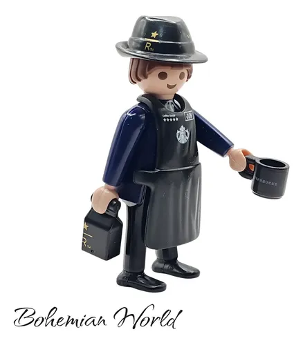 Playmobil x Starbucks Korea For Every Starbucks Buddy Barista Jun 70496 Card e Playmobil x Starbucks Korea For Every Starbucks Buddy Barista Jun 70496 Card e