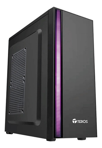 Case Teros Te1075n Mid Tower Atx 250w Usb 3.0/2.0 Audio Negr