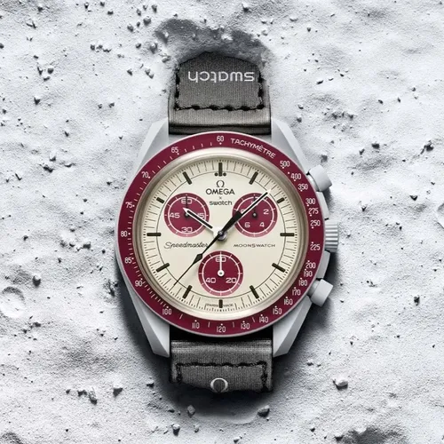 Relógio Swatch X Omega Moonswatch Speedmaster Pluto Crono