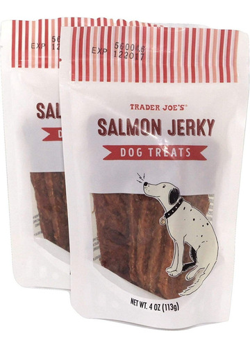 Trader Joes Salmon Jerky Dog Treats (paquete De 2)
