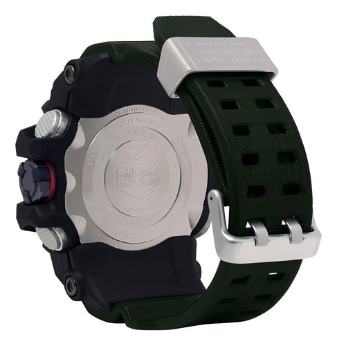 Reloj Casio G-shock Para Caballero-gwg-1000-1a3cr Color de la correa Verde oscuro Color del bisel Negro Color del fondo Negro