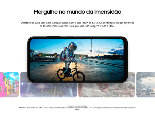 Samsung Galaxy A05s 128 GB Dual SIM Tela Infinita de 6,7'' Cor Prata 6 GB RAM - Excelente (Recondicionado)