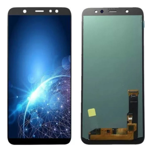 Tela Frontal Display Compatível Com A6 Plus A605 Incell+cola