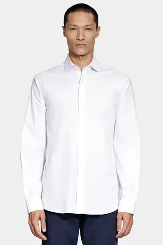 Camisa Aramis Slim Tricoline Algodão Manga Longa Branco