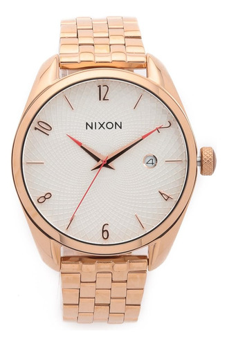 Reloj Nixon Abullet En Tono Dorado Rosa Para Mujer