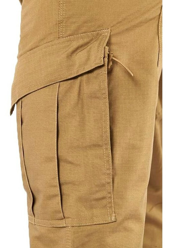 Imagen 3 de 7 de Pantalón Táctico Corte Acu Beige/arena Ripstop Poliéster
