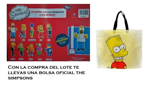 Lote X 10 Coleccion The Simpsons(muñecos +fasciculo)