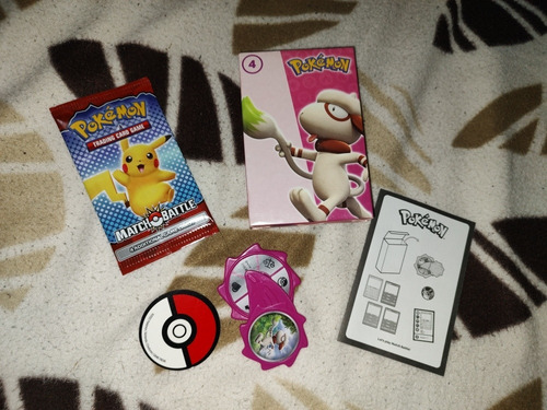 Mcdonald's Happy Meal Juguete Moneda Pokémon Con Tarjetas 