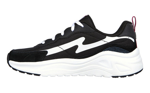 Tenis Lifestyle Skechers Dlites Wave - Negro