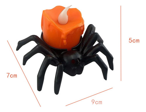 Jaju 12 Piezas De Accesorios Para Halloween, Velas