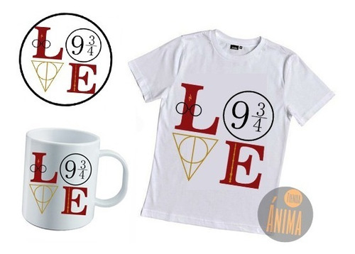 Giftbox Combo Remera + Taza+ Pad Niño Diseño Harry Potter