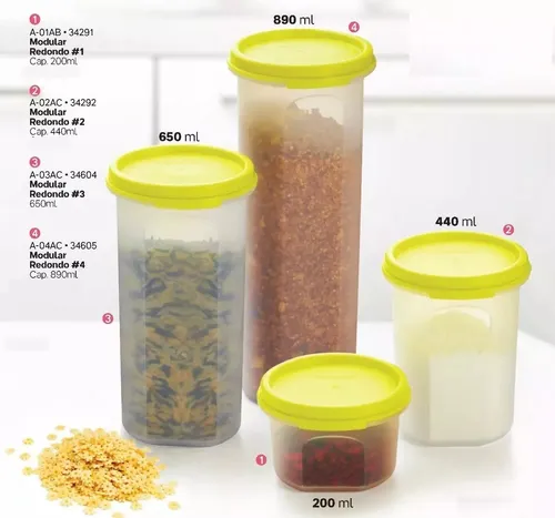 Modular Redondo N 1 X 200ml Tupperware®