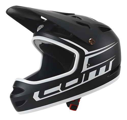 Casco Integral Niños Comsports Matt Black