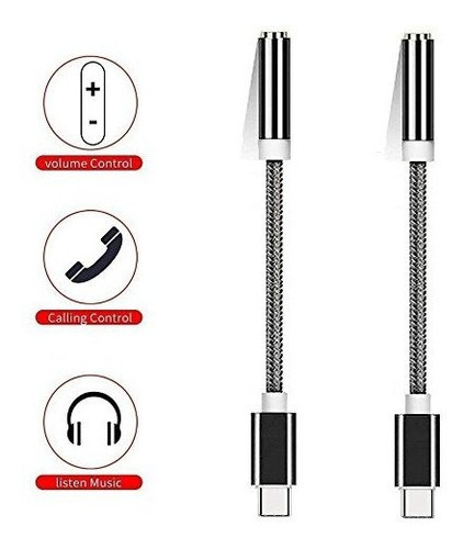 Akwor Usb C Un Conector Para Auriculares Adaptador De Cable