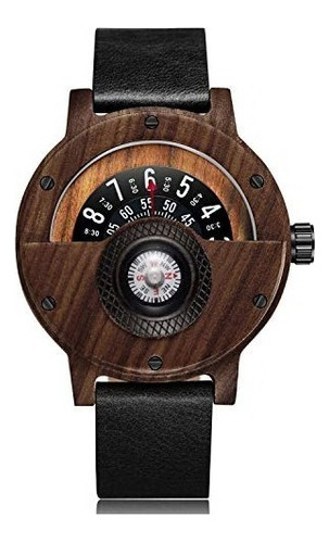 Reloj De Pulsera Para Hombre Correa De Piel