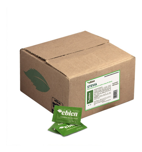 Ebien Endulzante De Stevia En Sobres 1000 Piezas