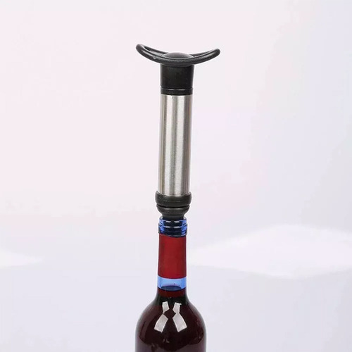 Selador Garrafa De Vinho Bomba Salva Vinho 6 Rolhas Vacuovin