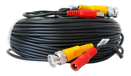 Cable Bnc Cctv Para Cámara Seguridad 20metros/ Pcprime