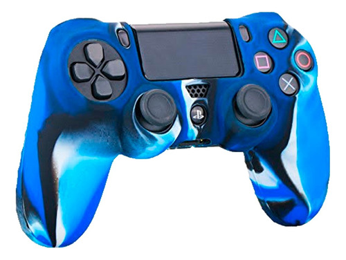 Funda Silicona Para Dualshock Azul Mix 3