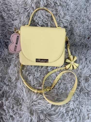 Bolsa Satchel Steve Madden Baubriel Color Amarillo