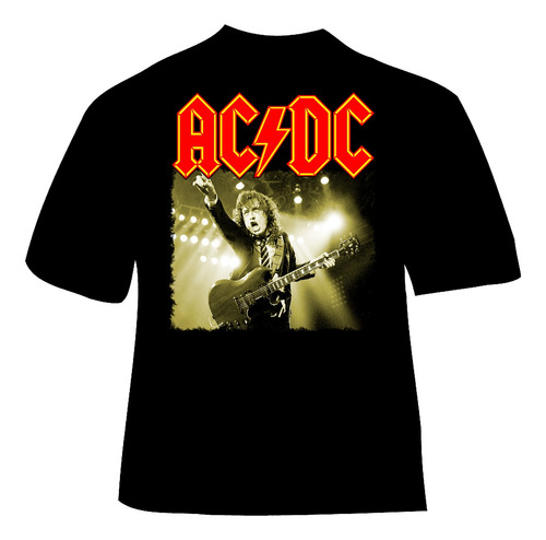 Polera Ac/dc - Ver 01 - Angus Young