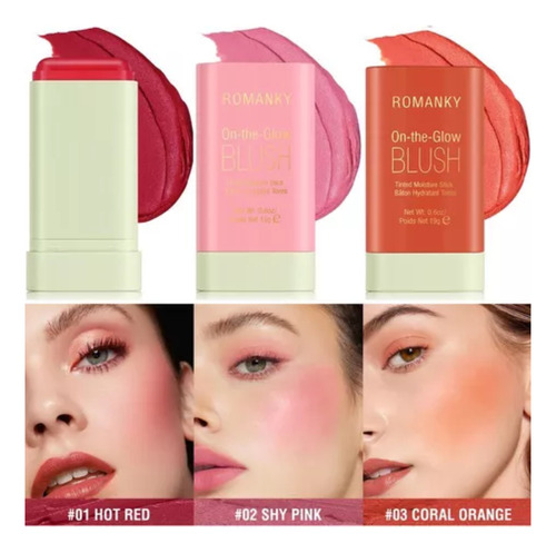 Rubor En Barra Retractil On-the-glow Blush Maquillaje