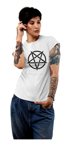 Ropa Gotica Para Mujer Playera Demonio Satan Diablo Original