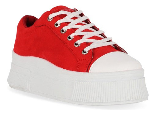 Sneakers Fiesta 60595pr Bicolor Bimaterial Ojal Metal Liso