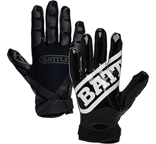 Guantes Receptor Ultra-adherentes, Adulto - Negro