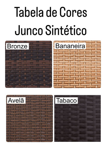 Lorenttistore Chaise Milano Em Junco Vime Ratan Fibra Sintética P/ Áreas Internas E Externas
